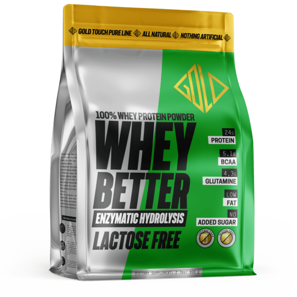 GoldTouch Nutrition Pure line Whey Better HydroProtein 80% - Lactose Free (908g)