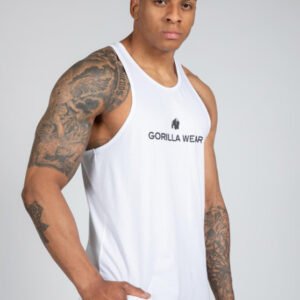 Gorilla Wear Carter stretch tank top- White