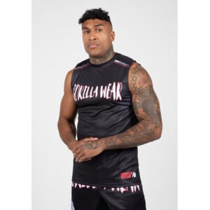 Gorilla Wear Clayton Tank Top – Black/Red