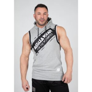 Gorilla Wear Loretto Hooded Tank Top – Gray Melange