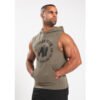Gorilla Wear Marshall Sleeveless Hoodie – Army Green