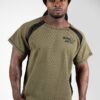 Gorilla Wear Augustine Old School Workout Top – Army Green