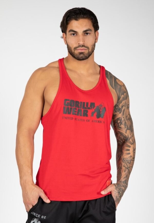 Gorilla Wear Classic Tank Top – Red