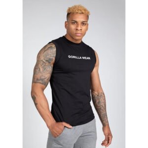 Gorilla Wear Sorrento Sleeveless T-Shirt- Black