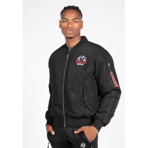 Gorilla Wear Covington Bomber Jacket – Black