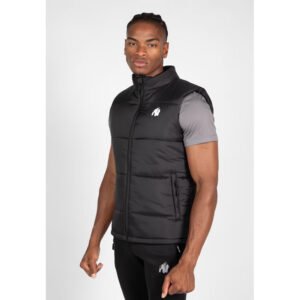Gorilla Wear Irvine Puffer Vest – Black