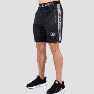 Gorilla Wear Atlanta Shorts – Black/Gray