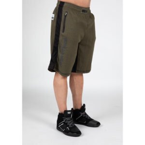 Gorilla Wear Augustine Old School Shorts – Army Green