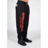 Gorilla Wear Augustine Old School Pants – Black/Red