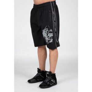 Gorilla Wear Buffalo Old School Workout Shorts – Black/Gray