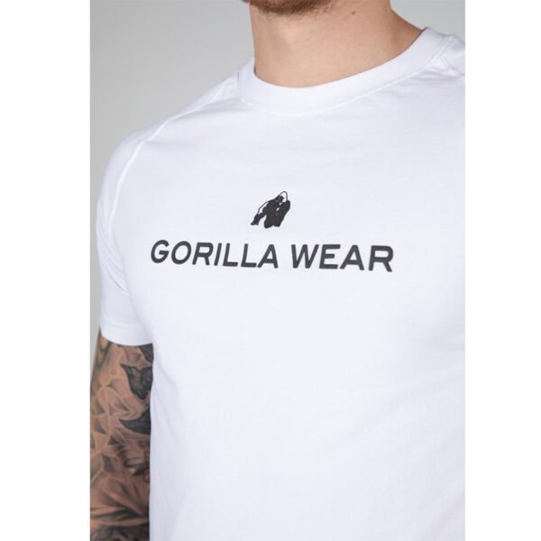 Gorilla Wear Davis T-shirt – White - Image 4