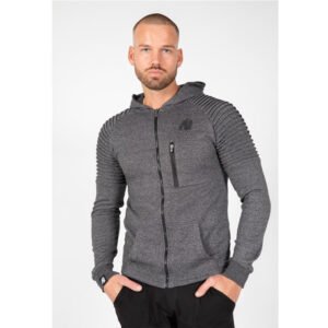 Gorilla Wear Delta Zipped Hoodie – Gray
