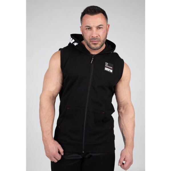 Gorilla Wear Milwaukee S/L Zipped Hoodie – Black