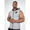 Gorilla Wear Milwaukee S/L Zipped Hoodie – Gray Melange