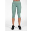 Gorilla Wear Monroe Cropped Leggings – Green