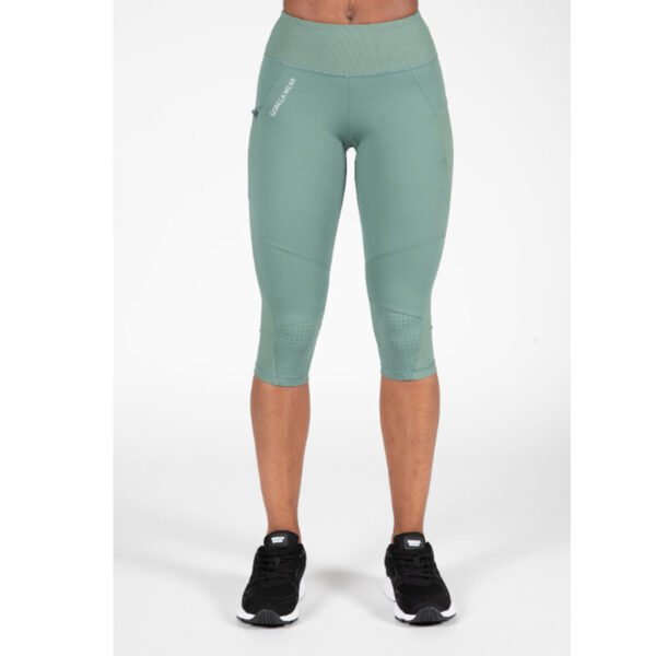 Gorilla Wear Monroe Cropped Leggings – Green
