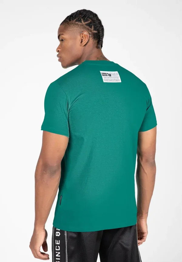 Gorilla Wear Classic T-Shirt – Teal Green - Image 5