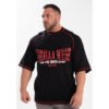 Gorilla Wear Finley Oversized T-Shirt – Black/Red