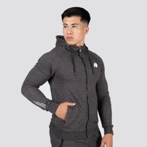 Gorilla Wear Payette Zipped Hoodie – Gray