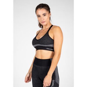 Gorilla Wear Selah Seamless Sports Bra – Black
