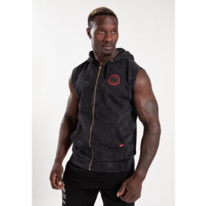 Gorilla Wear Silverdale Sleeveless Hoodie – Black