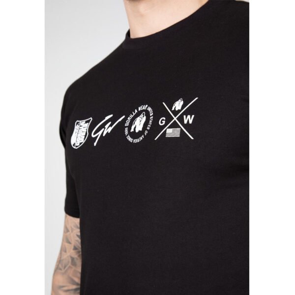 Gorilla Wear Swanton T-Shirt – Black - Image 4