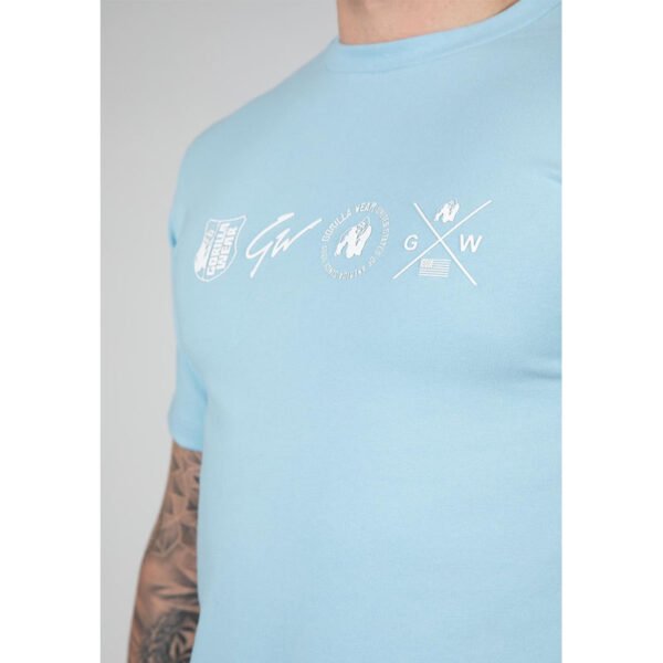 Gorilla Wear Swanton T-Shirt – Blue - Image 4