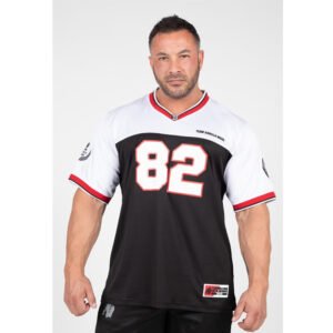 Gorilla Wear Trenton Football Jersey – Black/White