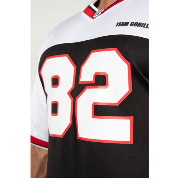 Gorilla Wear Trenton Football Jersey – Black/White - Image 4