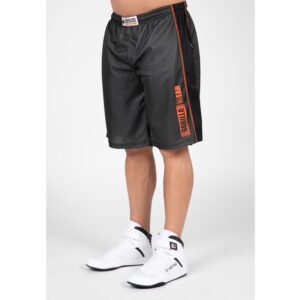Gorilla Wear Wallace Mesh Shorts – Gray/Orange