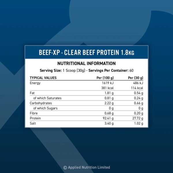 Applied Nutrition BEEF-XP Clear Beef Protein (1800g) - Image 2