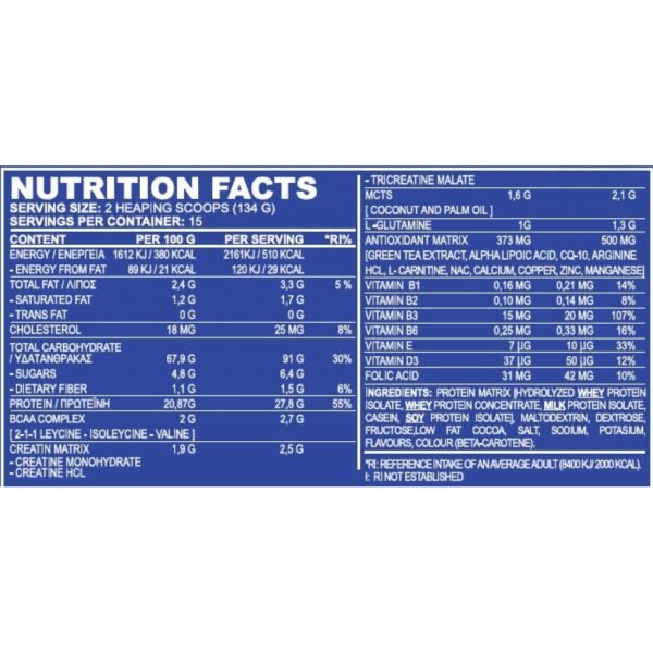 True Nutrition True Mass 5000 (2000g) - Image 2