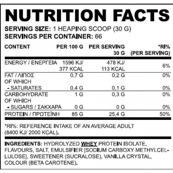 True Nutrition True Isolate (2000g) - Image 2