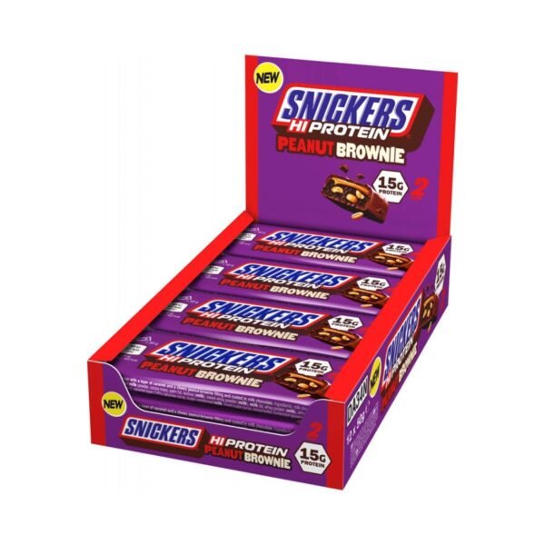 Snickers Hi Protein Bar Peanut Brownie (12 x 50g)
