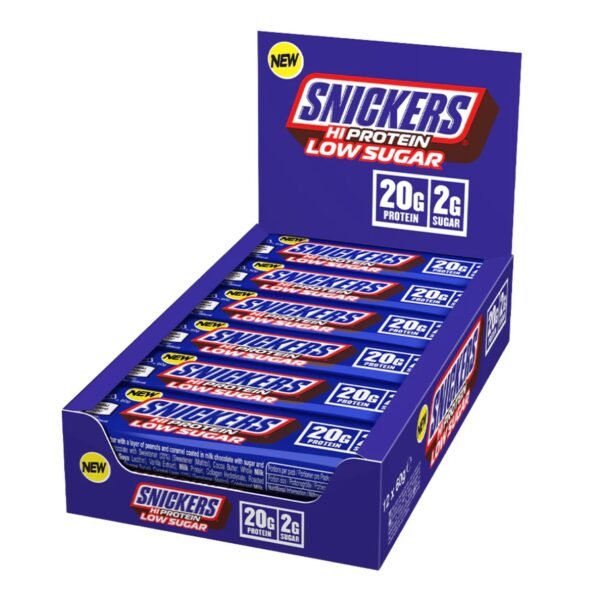 Snickers Hi Protein Low Sugar Bar Milk Chocolate (12 x 57g)