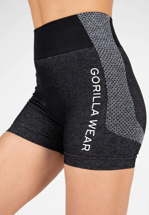 Gorilla Wear Selah Seamless Shorts - Black - Image 4