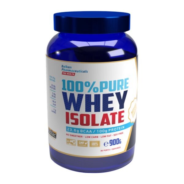 Balkan Pharmaceuticals 100% Pure Whey Protein Isolate (900g)