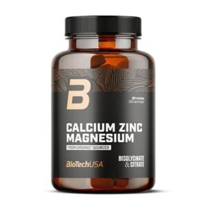 BioTech USA Calcium Zinc Magnesium From Organic Sources (90tabs)