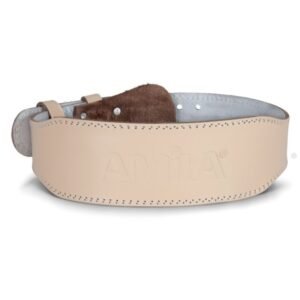 Amila Ζώνη Άρσης Βαρών Δερμάτινη Μπεζ A Quality