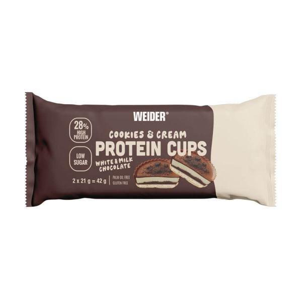 Weider Cookies & Cream Protein Cups 20 x (2 x 21g) - Image 2