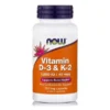 Now Foods Vitamin D3 & K2 (120caps)
