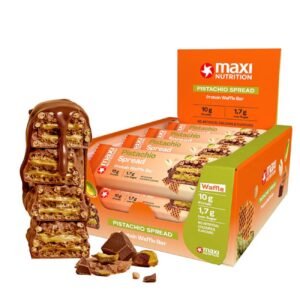 Maxi Nutrition Protein Waffle Bar Pistachio Spread (12 x 39g)