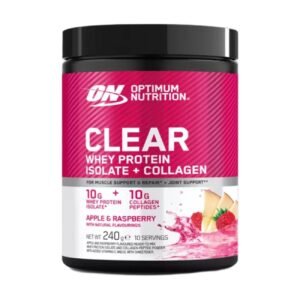 Optimum Nutrition Clear Whey Protein Isolate + Collagen Powder (240g)
