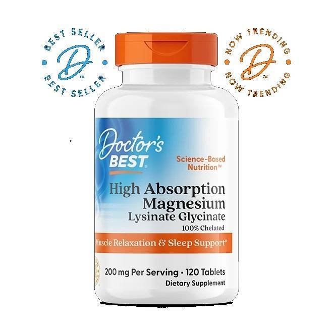 Doctor's Best High Absorption Magnesium (120tabs)