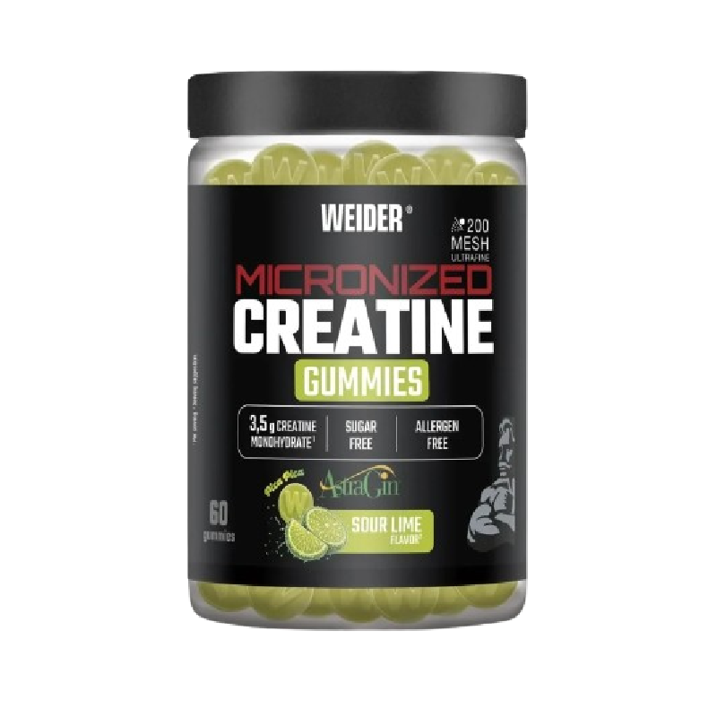 Weider Micronised Creatine Gummies 200 Mesh + Astragin (60gummies)